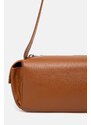 Kožená kabelka Sunnei hnědá barva, MACCWBAG002