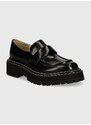 Kožené mokasíny Proenza Schouler Lug Sole dámské, černá barva, na plochém podpatku, PS43101A