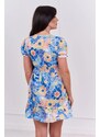 Kesi Květinové šaty Lulu s výstřihem do V