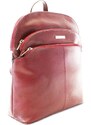 Arwel Červený kožený batoh 311-8955-31