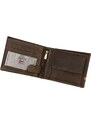 Pánská kožená peněženka Nordee BJORN N992 hnědá
