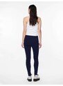 PIECES Džíny marine modrá