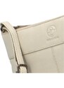 Bellugio Stylová dámská malá crossbody kabelka Lamiss, krémová