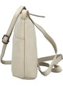 Bellugio Stylová dámská malá crossbody kabelka Lamiss, krémová