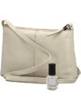 Bellugio Stylová dámská malá crossbody kabelka Lamiss, krémová