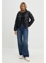 Péřová bunda Levi's dámská, černá barva, přechodná, A8320