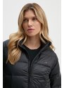 Péřová bunda Levi's dámská, černá barva, přechodná, A8320