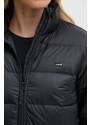 Péřová bunda Levi's dámská, černá barva, přechodná, A8320