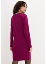 bonprix Žerzejové šaty z bavlny se strečem (2 ks v balení) Fialová