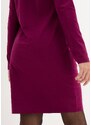 bonprix Žerzejové šaty z bavlny se strečem (2 ks v balení) Fialová