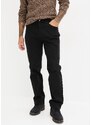 bonprix Strečové džíny Classic Fit, Straight Černá