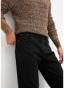 bonprix Strečové džíny Classic Fit, Straight Černá
