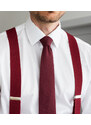 Bubibubi Vínová kravata Burgundy