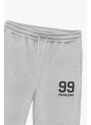 Tepláky Jogger , Barva Šedá, s Potiskem 99 Problems