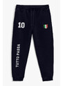 Tepláky Jogger , Barva Modrá, s Potiskem Italy 10