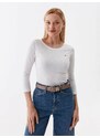 Tommy Hilfiger dámské bílé tričko Slim