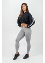 Nebbia Legíny s vysokým pasem a kapsami LEG DAY GOALS 248 šedé