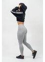 Nebbia Legíny s vysokým pasem a kapsami LEG DAY GOALS 248 šedé