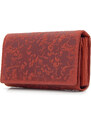 Ekavale Dámská kožená peněženka červená EV-03