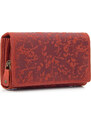 Ekavale Dámská kožená peněženka červená EV-03