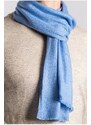 Pashmii 100% Kašmírová šála SKY modrá