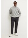 Mikina The North Face Crew Neck Sweatshirt pánská, šedá barva, melanžová, NF0A8AMAEC41