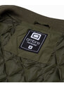EDOTI Pánská bunda bomber - olivová V2 C538