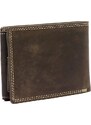 Pánská kožená peněženka Nordee BJORN N992 hnědá