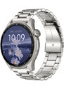 Chytré hodinky Madvell Talon 2 s GPS a bluetooth voláním stříbrné s ocelovým tahem
