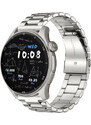 Chytré hodinky Madvell Talon 2 s GPS a bluetooth voláním stříbrné s ocelovým tahem