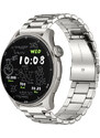 Chytré hodinky Madvell Talon 2 s GPS a bluetooth voláním stříbrné s ocelovým tahem