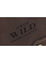Always Wild Hnědá pánská peněženka s řetízkem A016