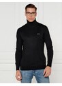GUESS Rolák EBENEZER | Slim Fit |s příměsí hedvábí