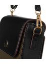 Peterson khaki-černá mini crossbody kabelka