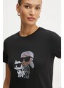 Bavlněné tričko Karl Lagerfeld IKON RS