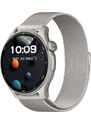 Chytré hodinky Madvell Talon 2 s GPS a bluetooth voláním stříbrné s kovovým řemínkem