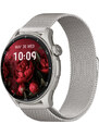 Chytré hodinky Madvell Talon 2 s GPS a bluetooth voláním stříbrné s kovovým řemínkem