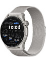 Chytré hodinky Madvell Talon 2 s GPS a bluetooth voláním stříbrné s kovovým řemínkem