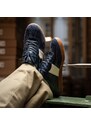 Vasky Botas × Footshop Navy - Pánské kožené tenisky / botasky modré česká výroba ze Zlína