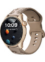 Chytré hodinky Madvell Talon 2 s GPS a bluetooth voláním pudrově zlaté se silikonovým řemínkem pampeliška
