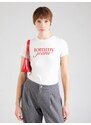 Tommy Jeans Tričko 'Essential' červená / bílá