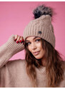 Fashionweek Dámská čepice s bambulí WOOL-ALICE