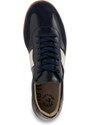 Vasky Botas × Footshop Navy - Pánské kožené tenisky / botasky modré česká výroba ze Zlína
