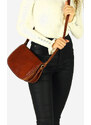 Marco MAZZINI MAZZINI Hnědá malá kabelka MARCO