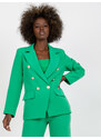 ITALY MODA Zelené elegantní sako --green Zelená