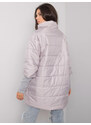 BASIC Stříbrná zimní prošívaná bunda -silver Šedá