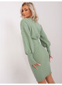 RUE PARIS Dress-RV-SK-6079.65-Pistachio