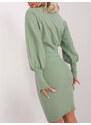 RUE PARIS Dress-RV-SK-6079.65-Pistachio
