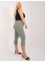 BASIC Khaki 3/4 kalhoty -green