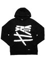 fallen Pánská mikina retro hoodie black/white